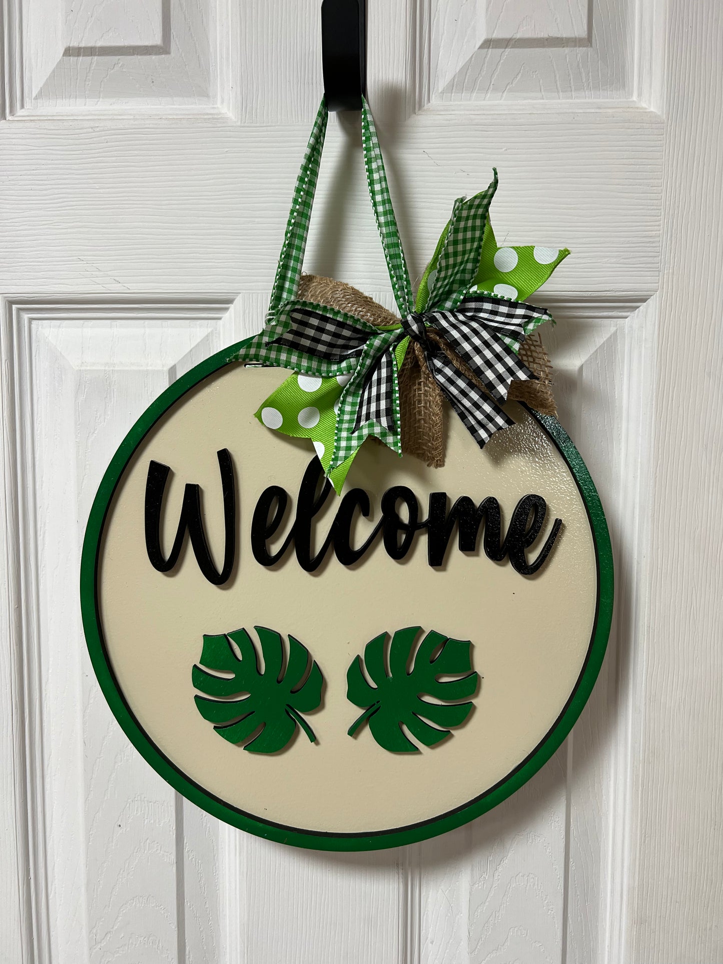 2 12" Welcome door signs