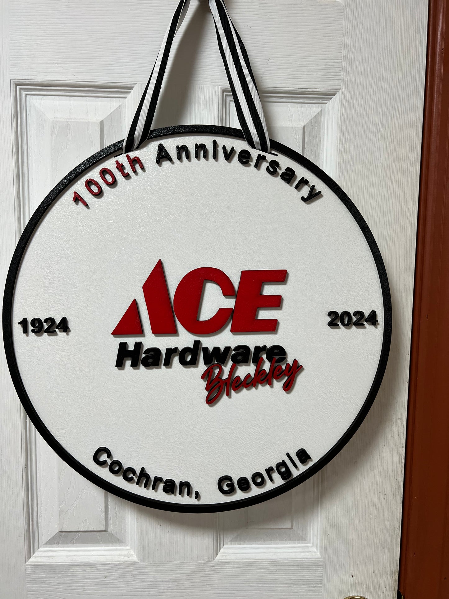 9 custom store sign 22"