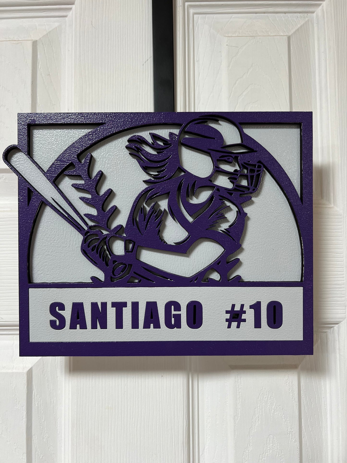 9 custom player plaque