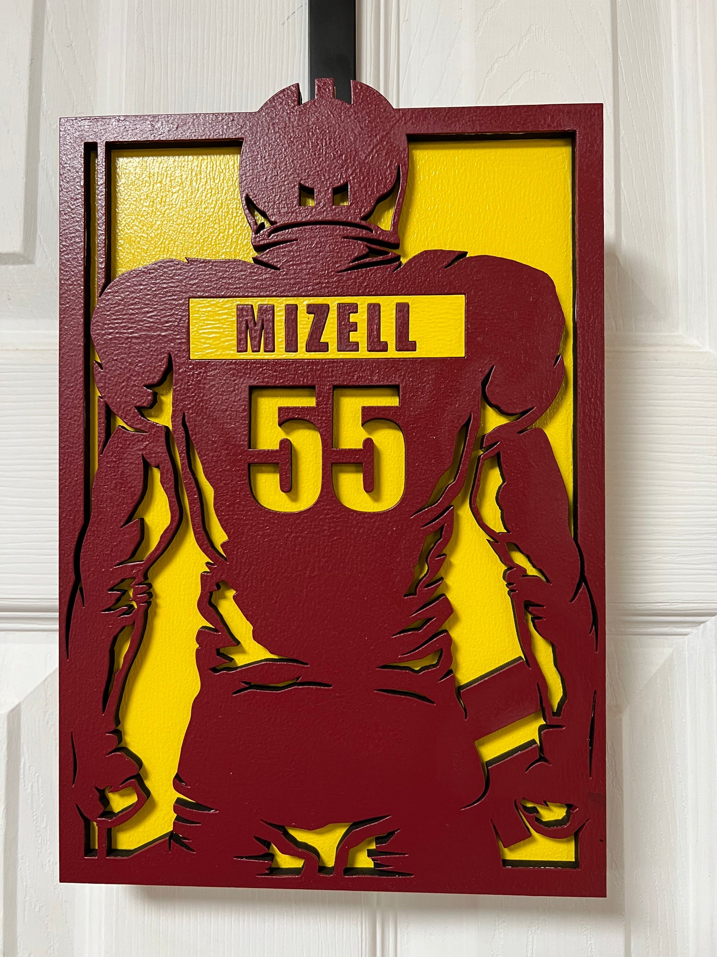 9 custom player plaque