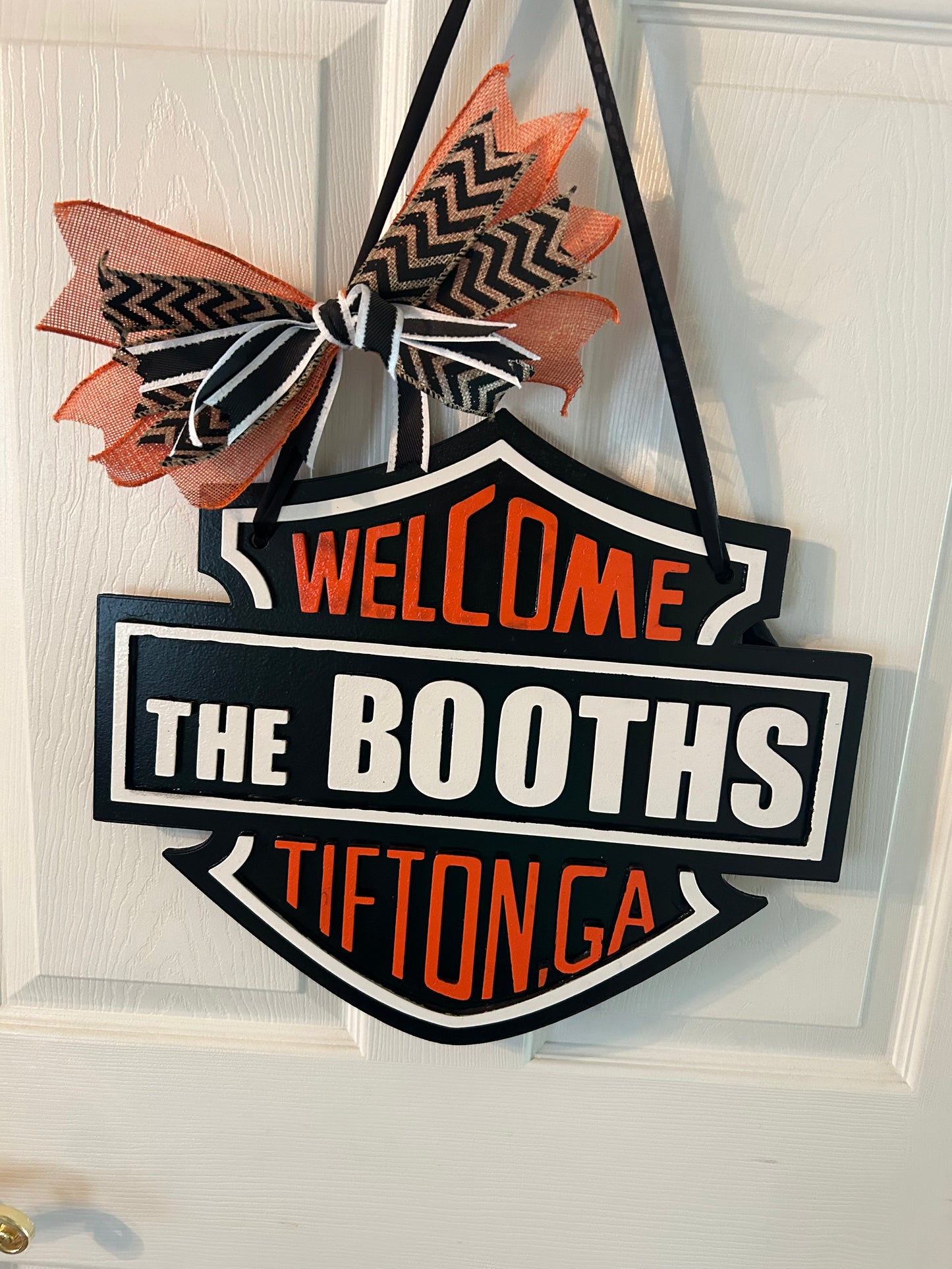 9 16" custom sign for camper