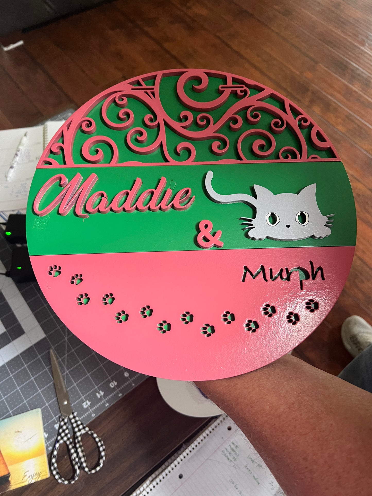 9 12" custom dorm room sign