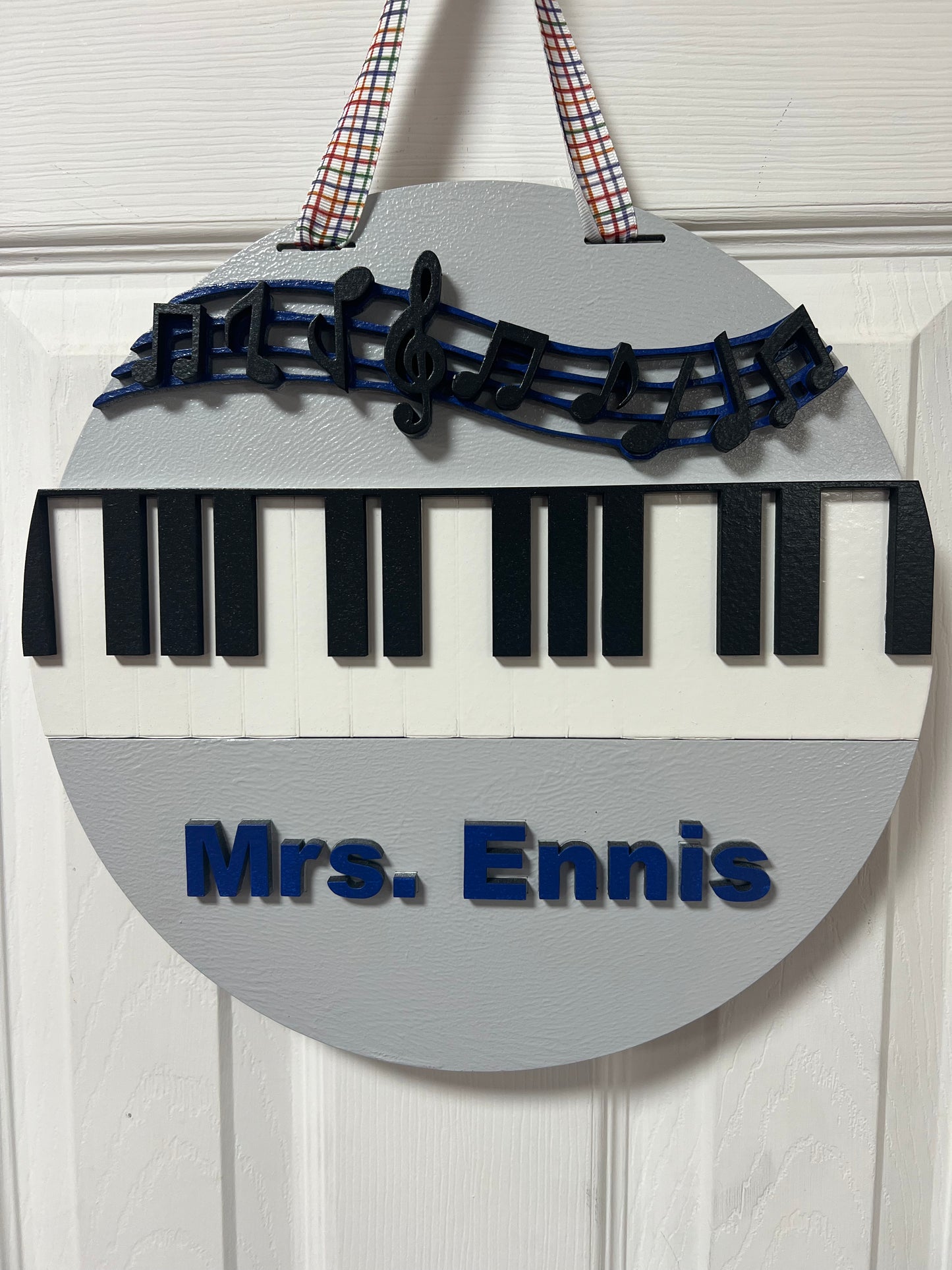 9 12" music teacher door sign