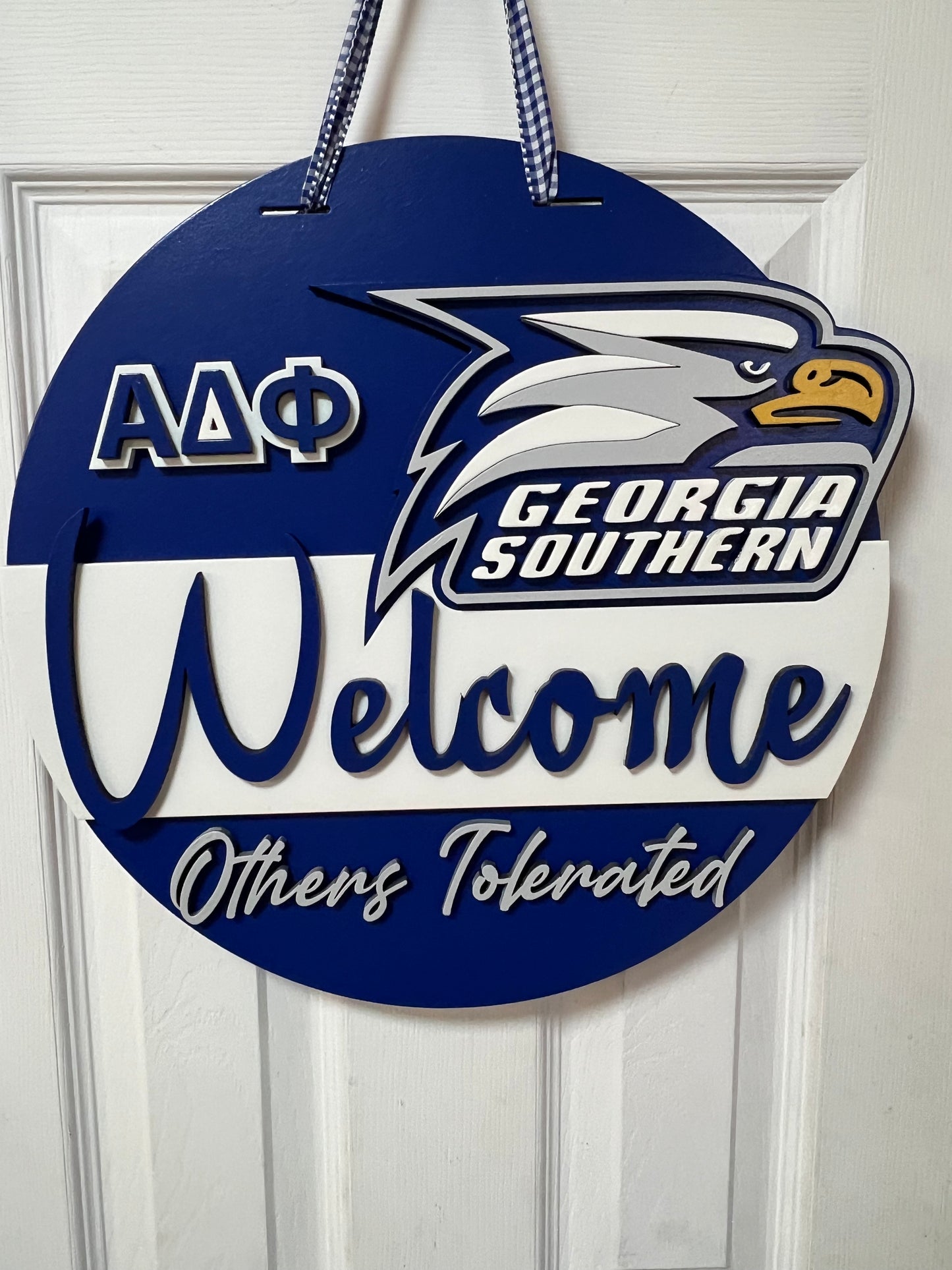 6 16: Georgia Southern door decor