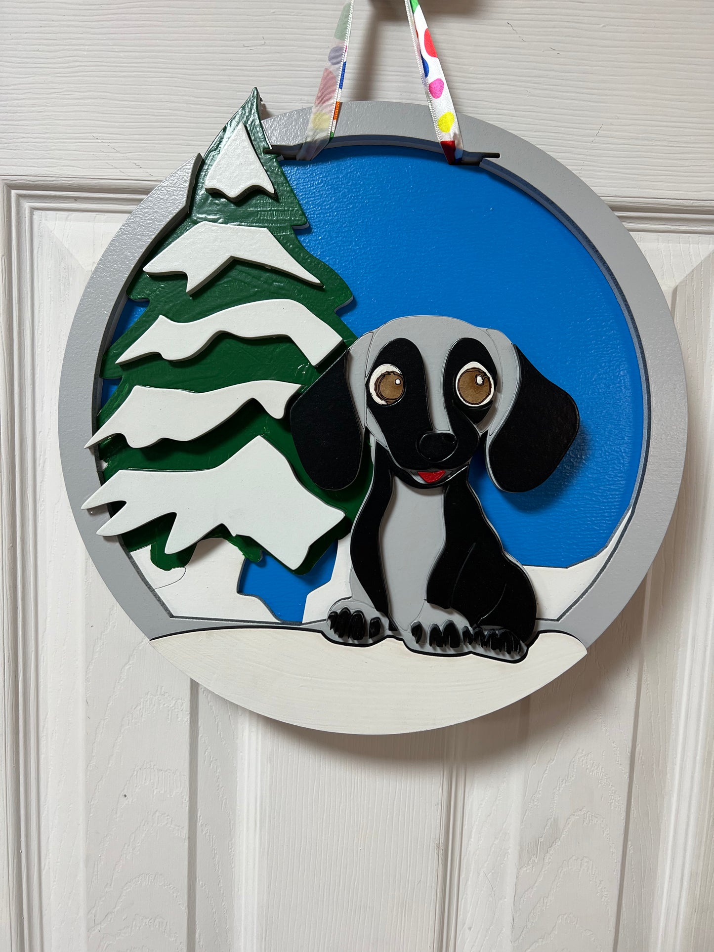 1 12" dachshund decor