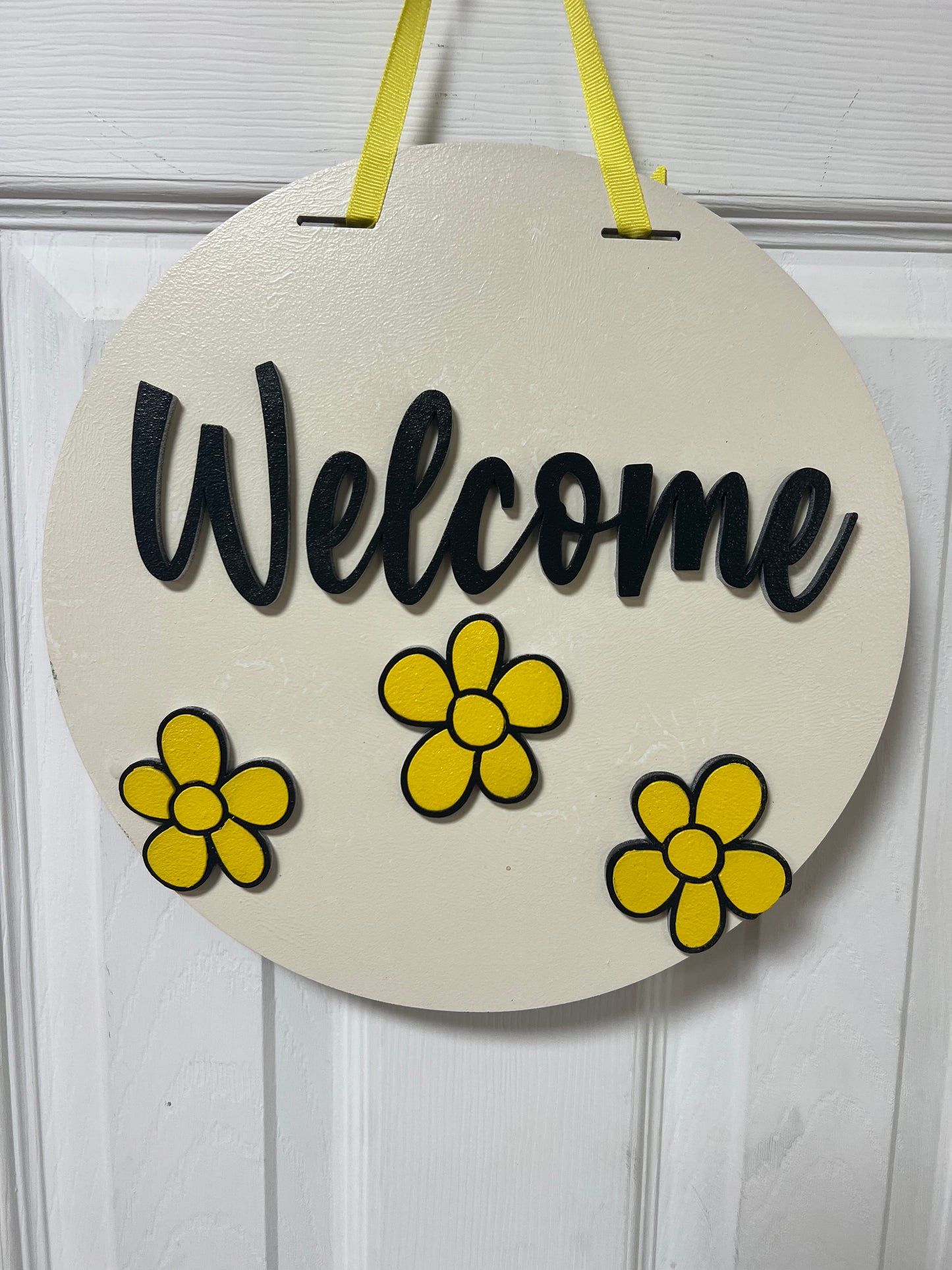 3 - 12in Welcome flowers