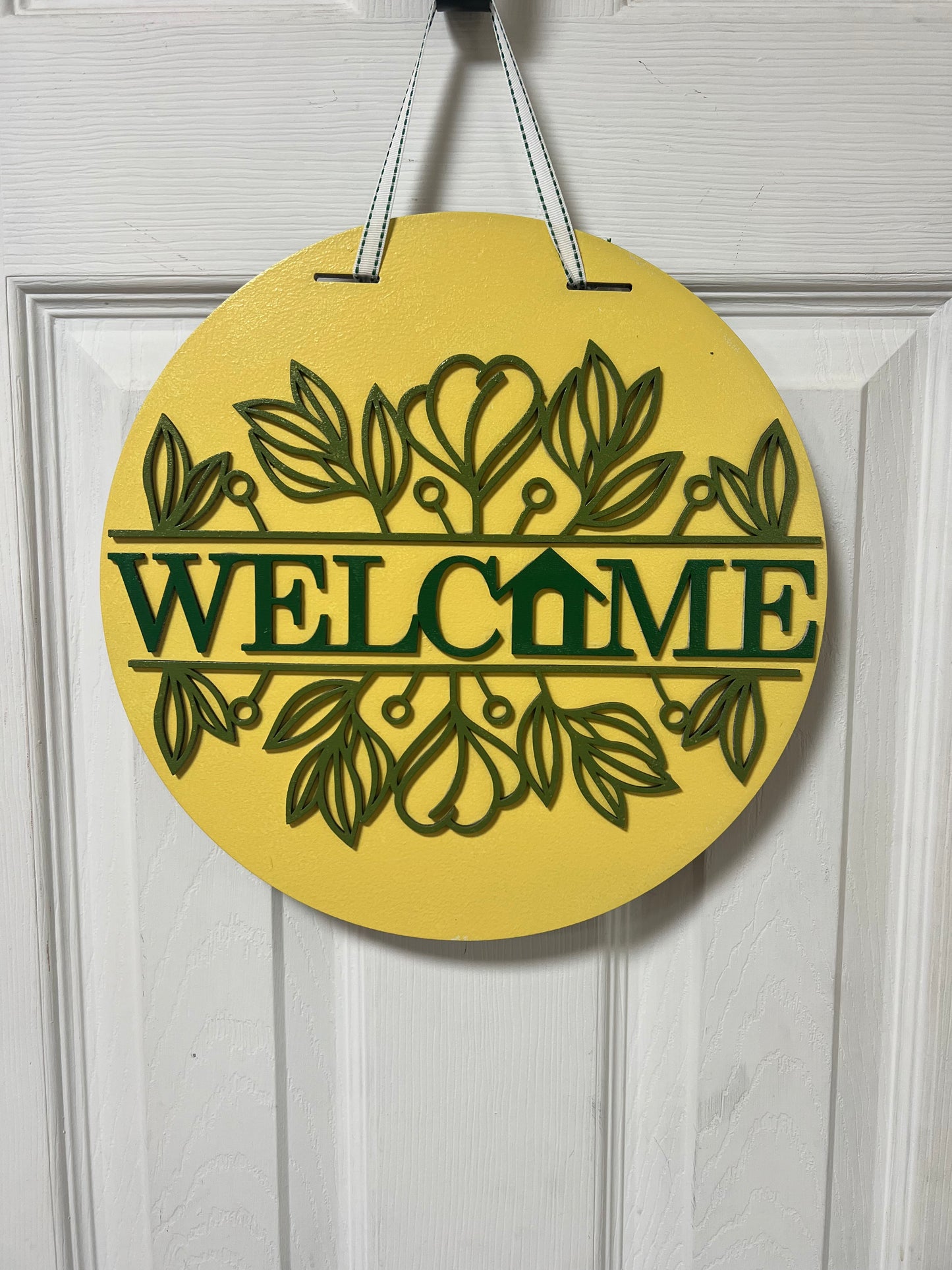 3 - 12in Welcome flowers