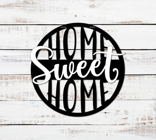 4 16” Home Sweet Home Font Only Door Hanger