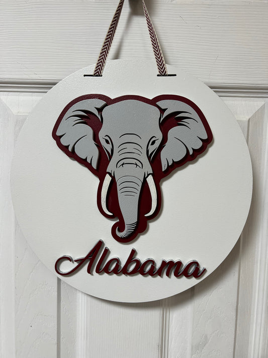 1 12" alabama door hanger