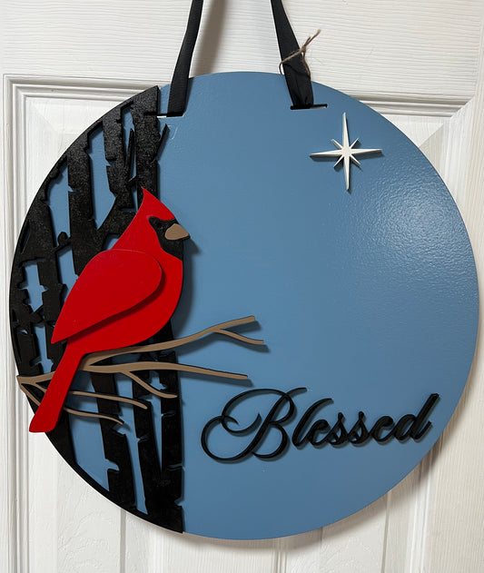 5 16" Cardinal decor