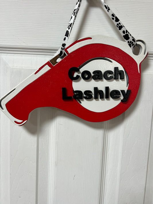 9 12" Physical education Teacher door sign