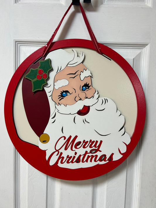 5 16" Santa door decor