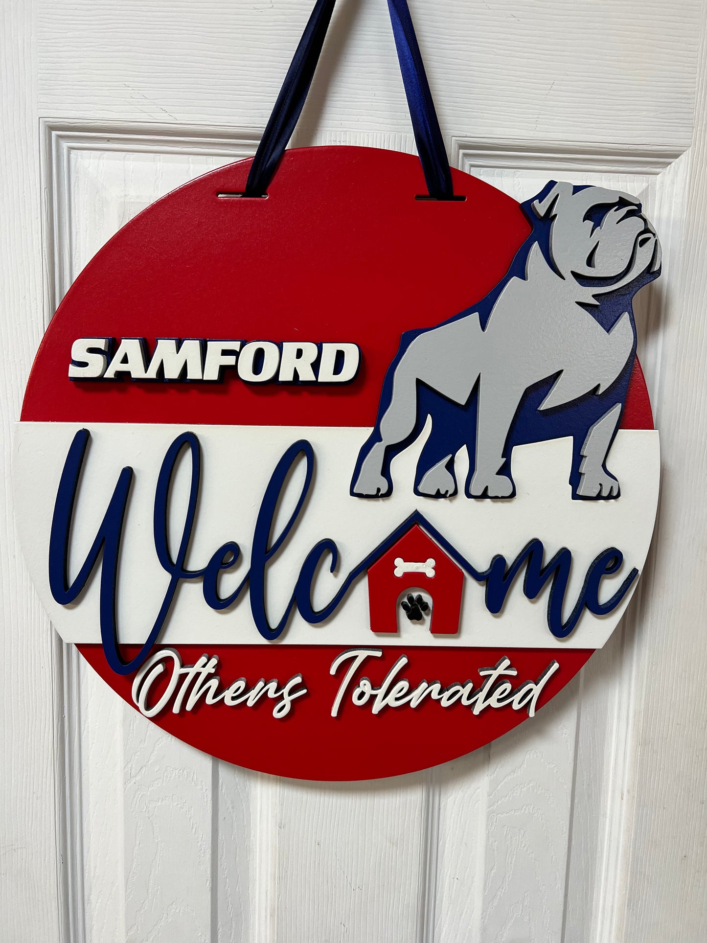 1 16" Samford decor sign