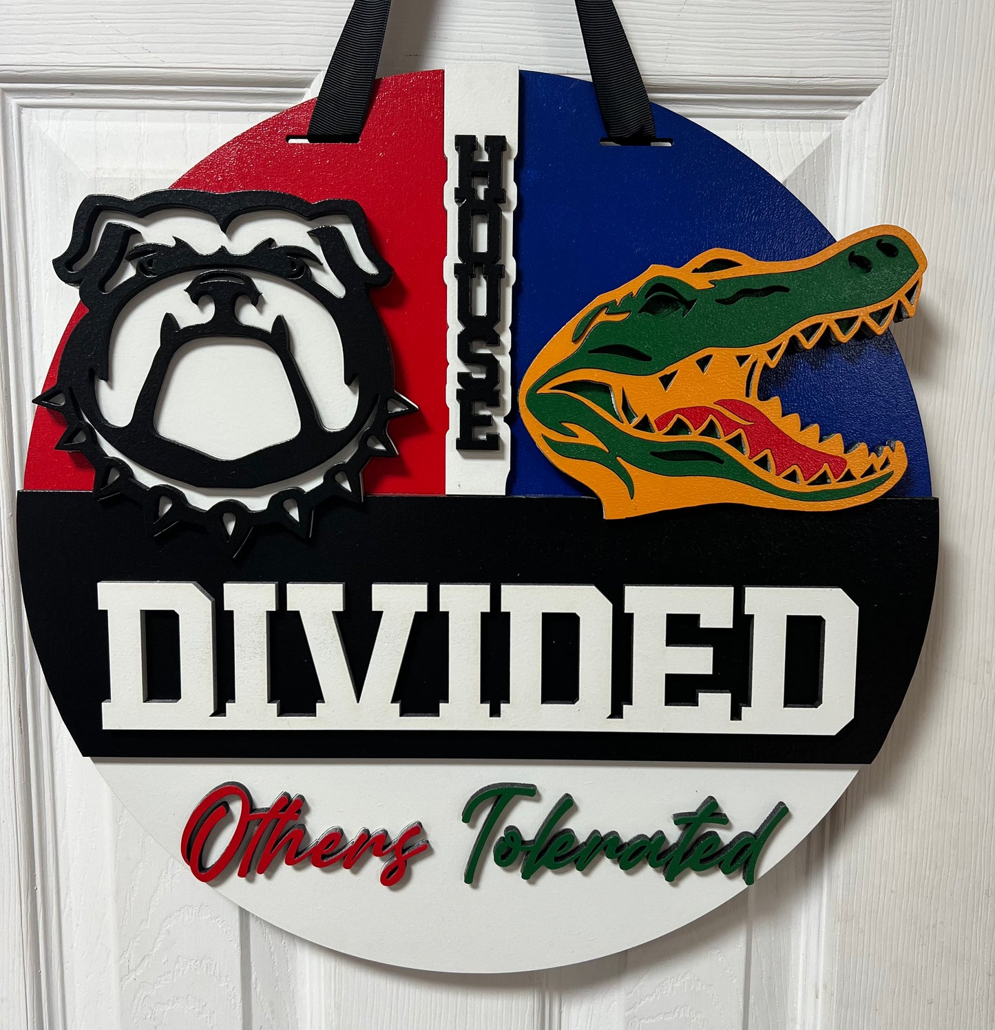 6 - 16in UGA & UF House Divided