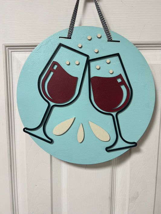 3 - 12in wine cheers